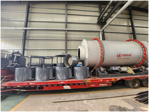 尾礦砂烘干篩分成套設(shè)備發(fā)貨